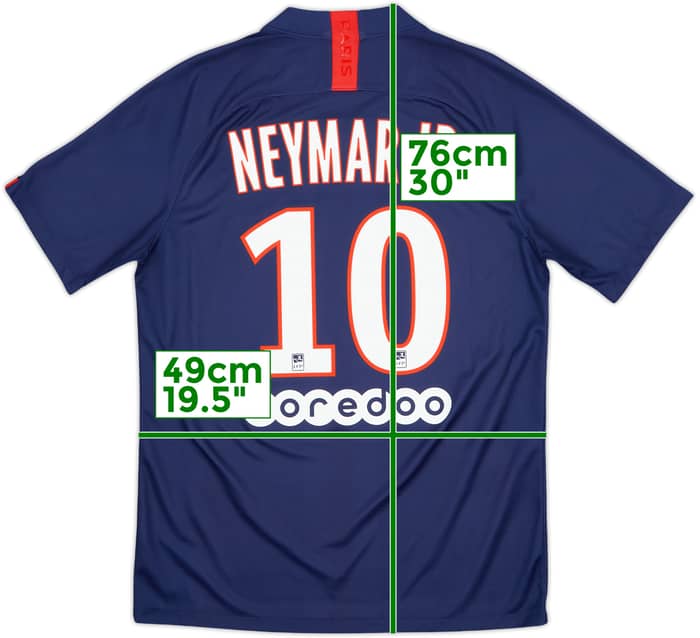 2019-20 Paris Saint-Germain Home Shirt Neymar Jr #10 - 10/10 - (M)