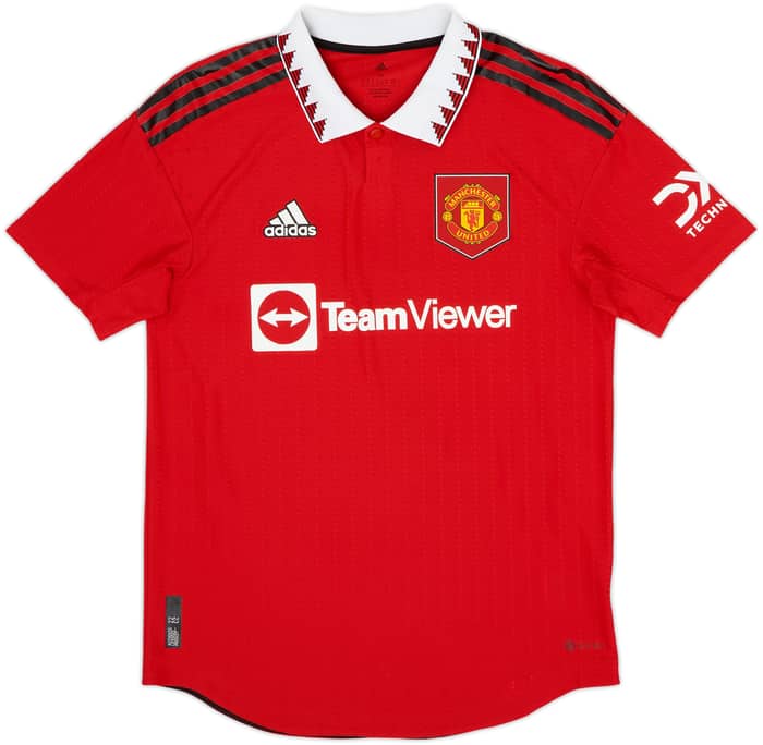 2022-23 Manchester United Authentic Home Shirt Ronaldo #7 - 8/10 - (M)