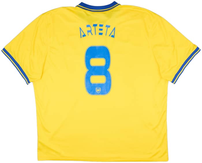 2013-14 Arsenal Away Shirt Arteta #8 - 9/10 - (3XL)