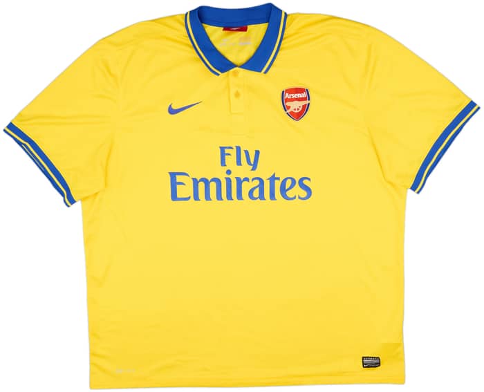 2013-14 Arsenal Away Shirt Arteta #8 - 9/10 - (3XL)