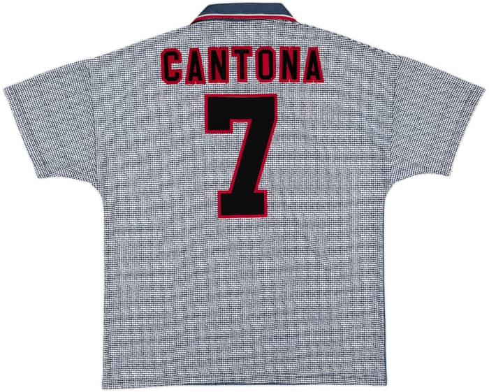 1995-96 Manchester United Away Shirt Cantona #7 - 8/10 - (XL)