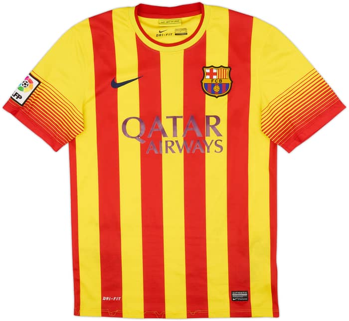 2013-15 Barcelona Camiseta Visitante Messi #10 - 6/10 - (S)