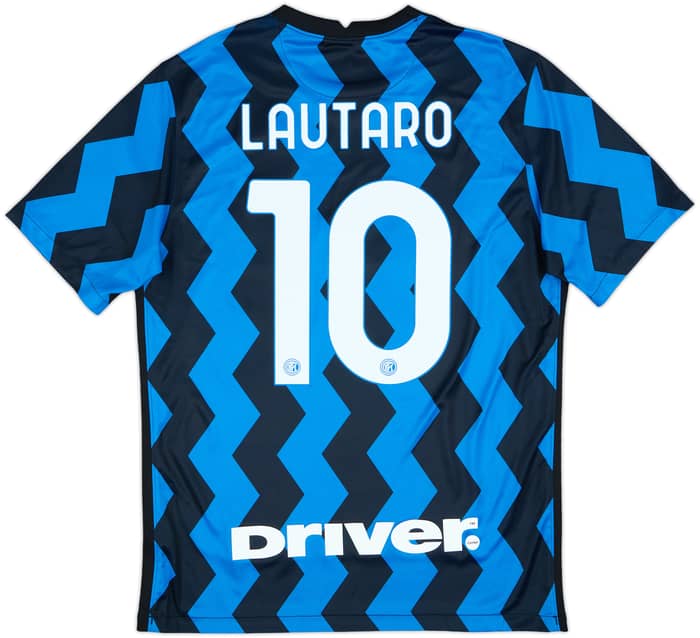 2020-21 Inter Milan Home Shirt Lautaro #10 - 8/10 - (L)