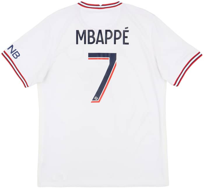 2021-22 Paris Saint-Germain Fourth Shirt Mbappe #7 - 5/10 - (L)