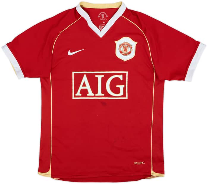 2006-07 Manchester United Home Shirt Rooney #8 - 6/10 - (S)
