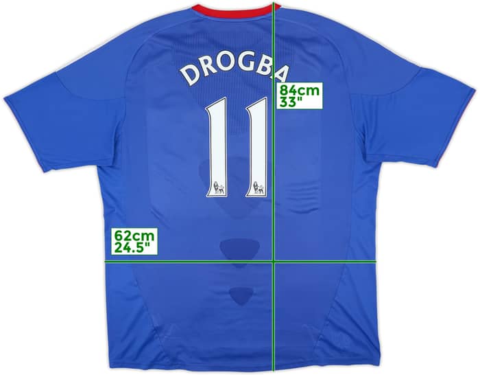 2010-11 Chelsea Home Shirt Drogba #11 - 6/10 - (3XL)