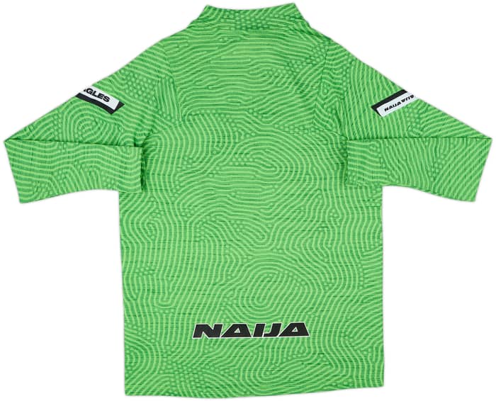 2020-22 Nigeria Nike 1/4 Zip Drill Top - 9/10 - (L)