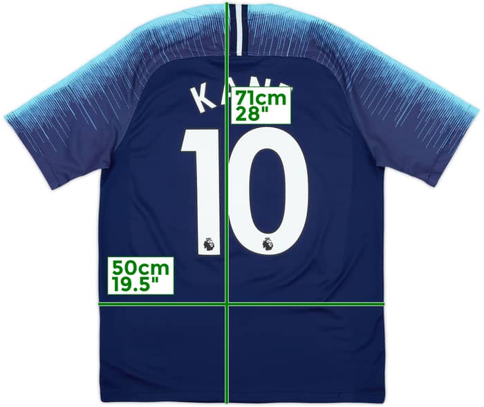 2018-19 Tottenham Away Shirt Kane #10 - 8/10 - (M)