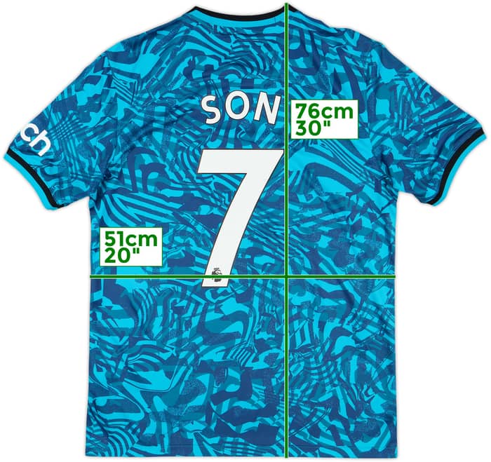 2022-23 Tottenham Third Shirt Son #7 - 10/10 - (M)