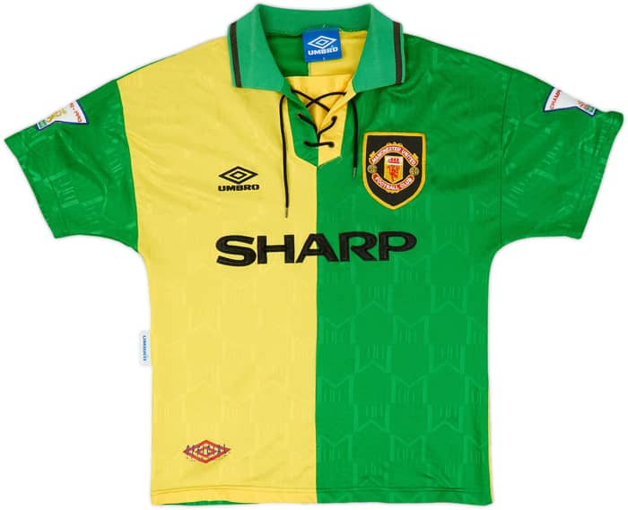 1992-94 Manchester United Third Shirt Cantona #7 - 7/10 - (S)