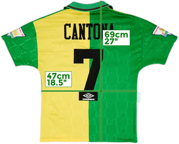 1992-94 Manchester United Third Shirt Cantona #7 - 7/10 - (S)