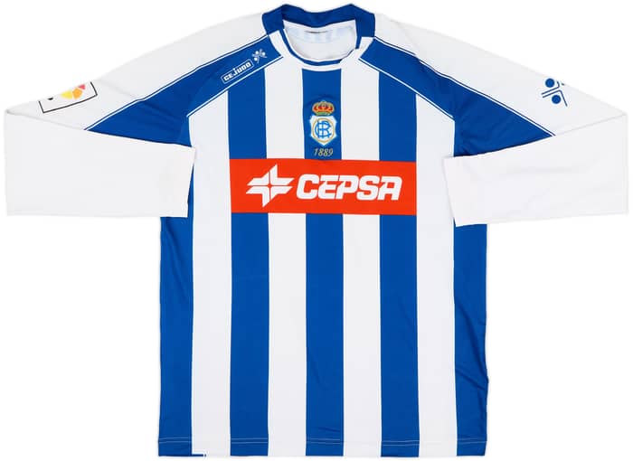 2006-07 Recreativo Huelva Home L/S Shirt #10 - 8/10 - (L)