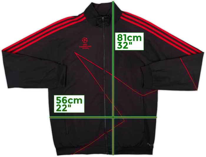 2009-10 AC Milan adidas CL Track Jacket - 8/10 - (M/L)
