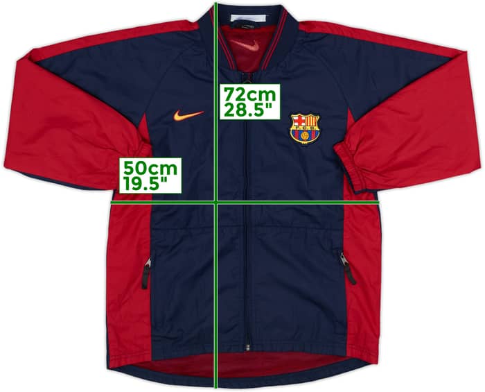 1999-00 Barcelona Nike Track Jacket - 8/10 - (M.Boys)