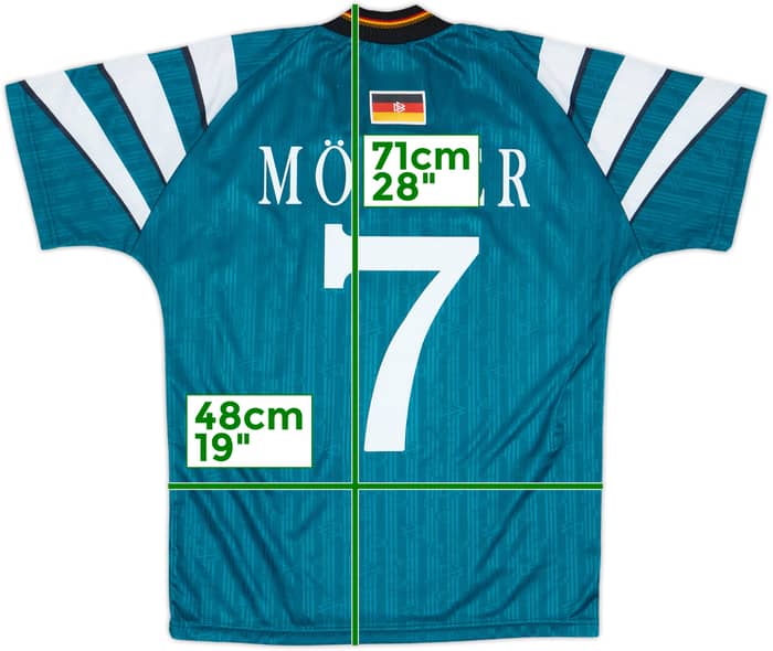 1996-98 Germany WM2006 Away Shirt Moller #7 - 8/10 - (S)