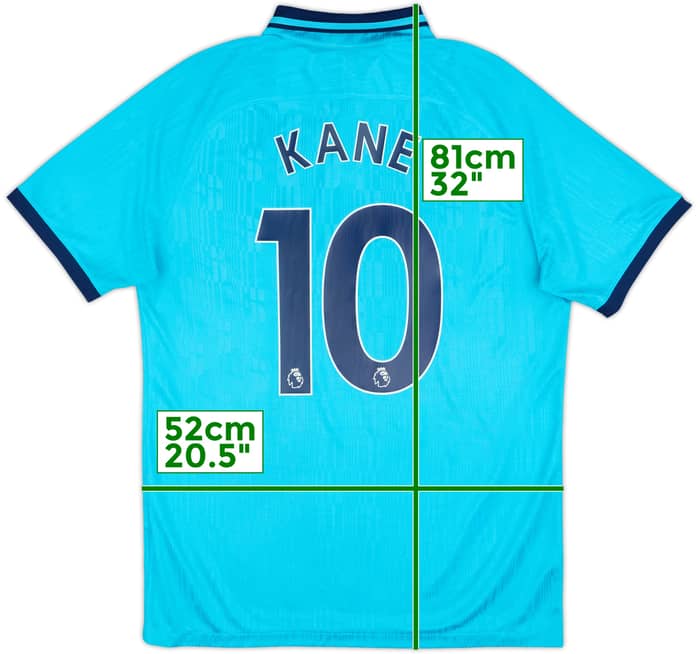 2019-20 Tottenham Third Shirt Kane #10 - 8/10 - (L)