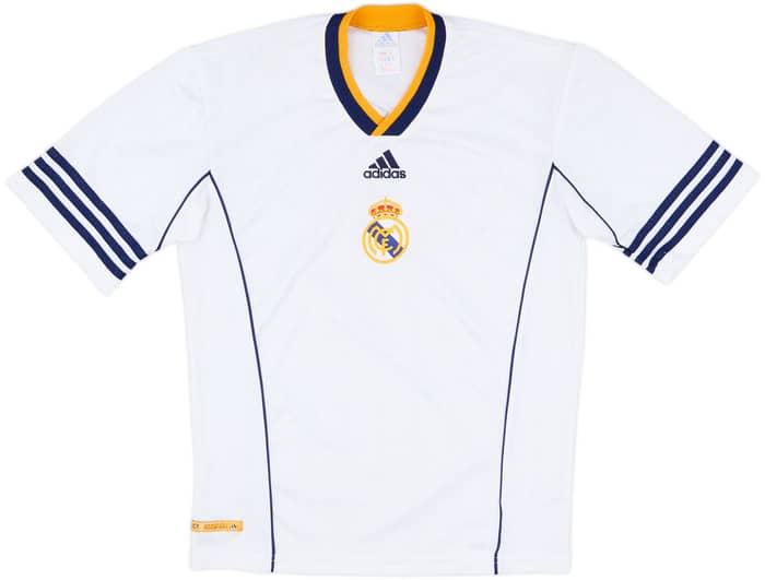 1999-00 Real Madrid adidas Training Shirt - 7/10 - (S)
