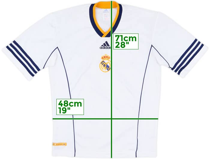 1999-00 Real Madrid adidas Training Shirt - 7/10 - (S)