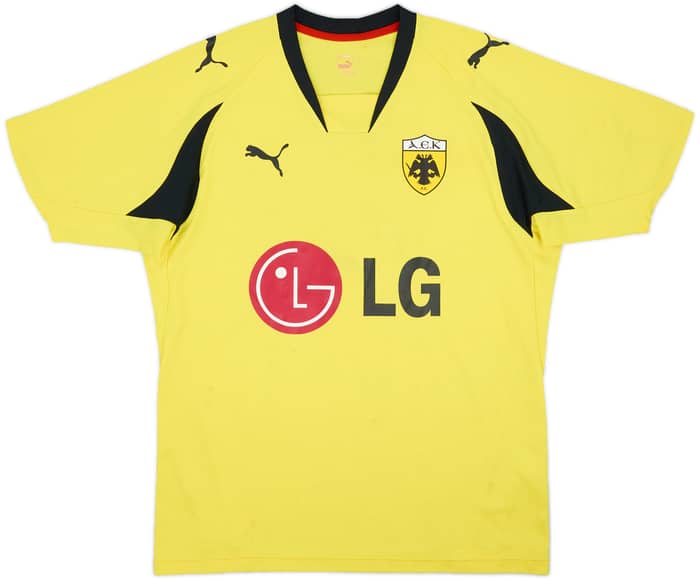 2007-08 AEK Athens Home Shirt #23 - 7/10 - (M)