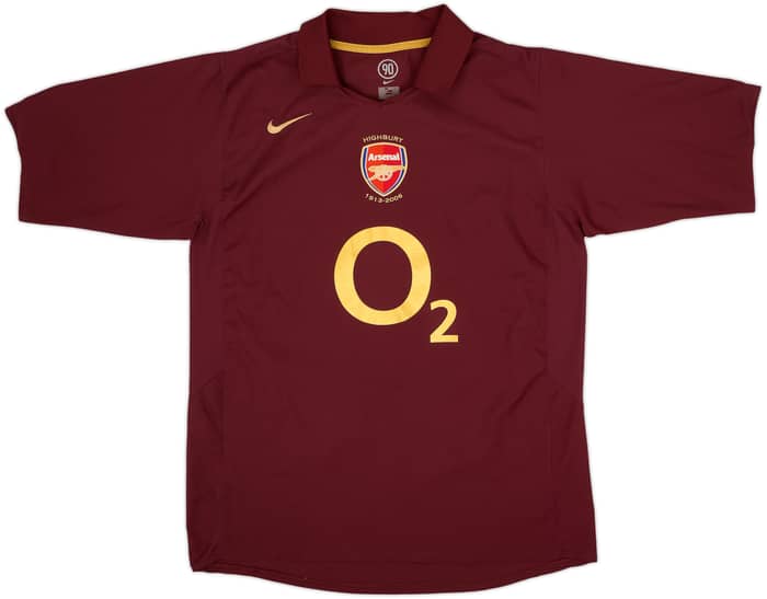 2005-06 Arsenal Home Shirt Henry #14 - 8/10 - (L)