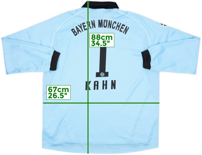 2005-06 Bayern Munich GK Shirt Kahn #1 - 9/10 - (XXL)