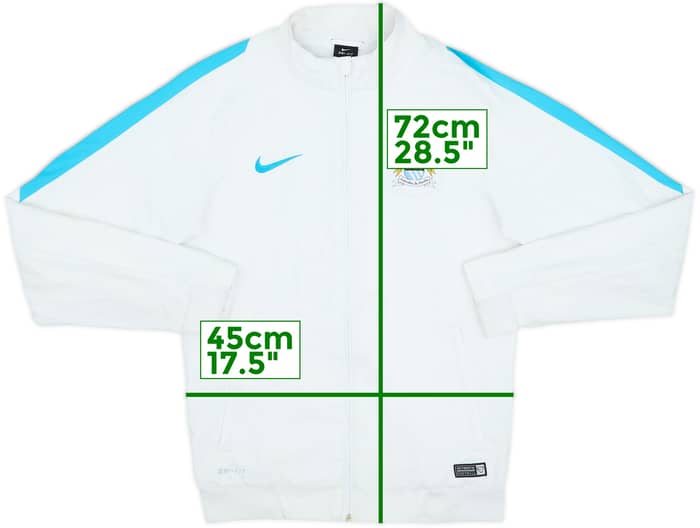 2016-17 Manchester City Nike Track Jacket - 7/10 - (S)