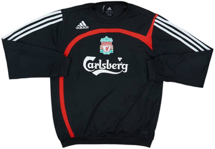 2007-08 Liverpool adidas Sweat Top - 6/10 - (M)
