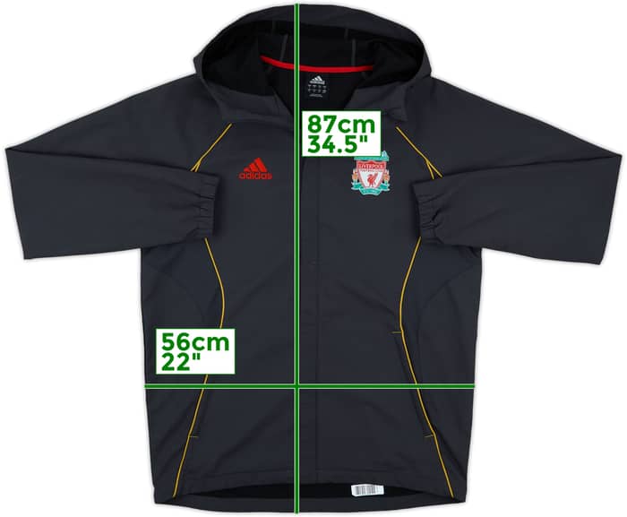 2009-10 Liverpool adidas Hooded Track Jacket - 5/10 - (M)