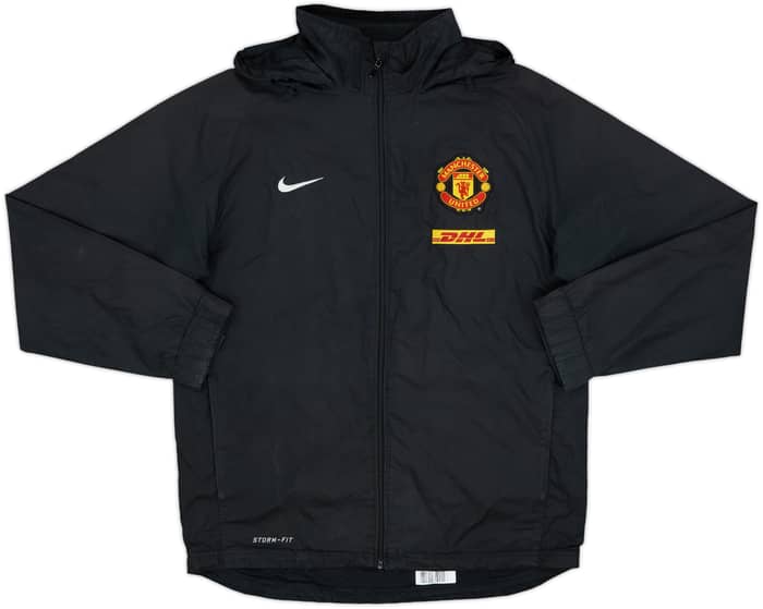 2012-13 Manchester United Nike Hooded Rain Coat - 7/10 - (M)
