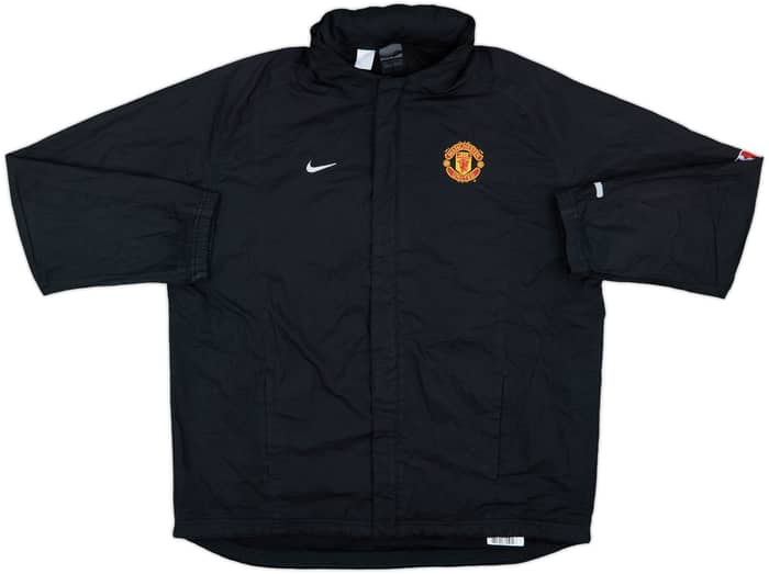 2003-04 Manchester United Nike Hooded Rain Jacket - 8/10 - (L)