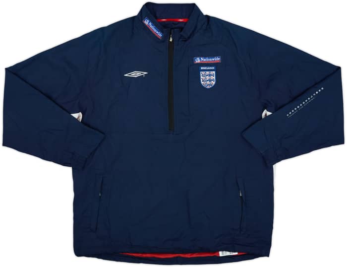 2004-06 England Umbro 1/2 Zip Sweat Top - 8/10 - (XL)
