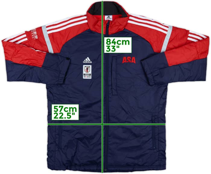 2018-19 Japan 'ASA' adidas Padded Bench Coat - 9/10 - (M)