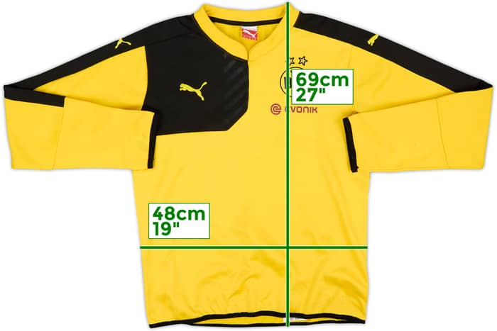 2015-16 Borussia Dortmund Puma Sweat Top - 5/10 - (S)