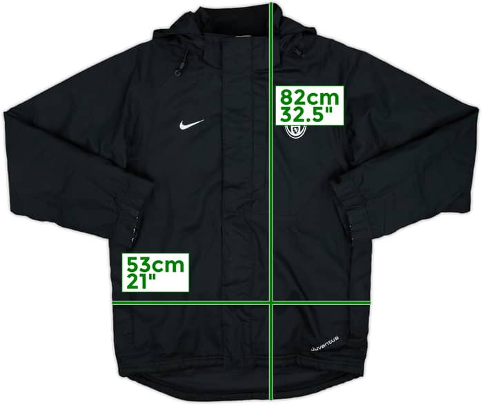 2007-08 Juventus Nike Padded Bench Coat - 9/10 - (XS)