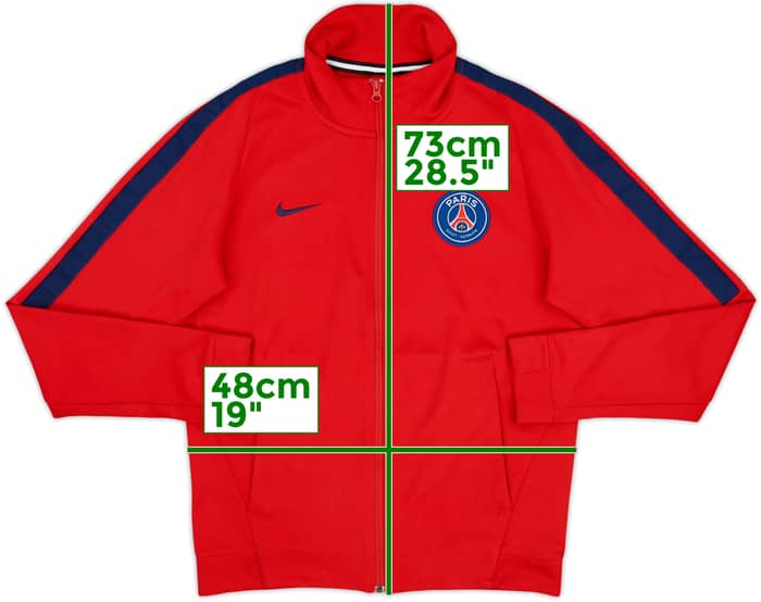2017-18 Paris Saint-Germain Nike Track Jacket - 8/10 - (S)