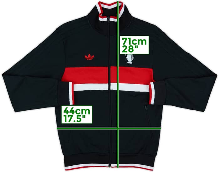 2006-07 AC Milan adidas Originals Track Jacket - 5/10 - (M)