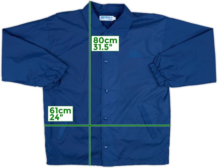 1996 England Euro '96 Coach Jacket - 8/10 - (M)