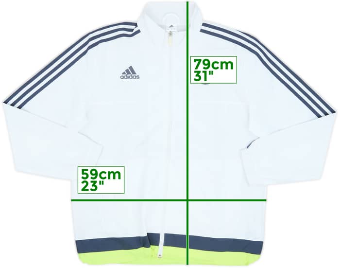 2015-16 Real Madrid adidas Track Jacket - 9/10 - (L)