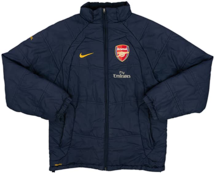 2007-08 Arsenal Nike Padded Bench Coat - 7/10 - (S)
