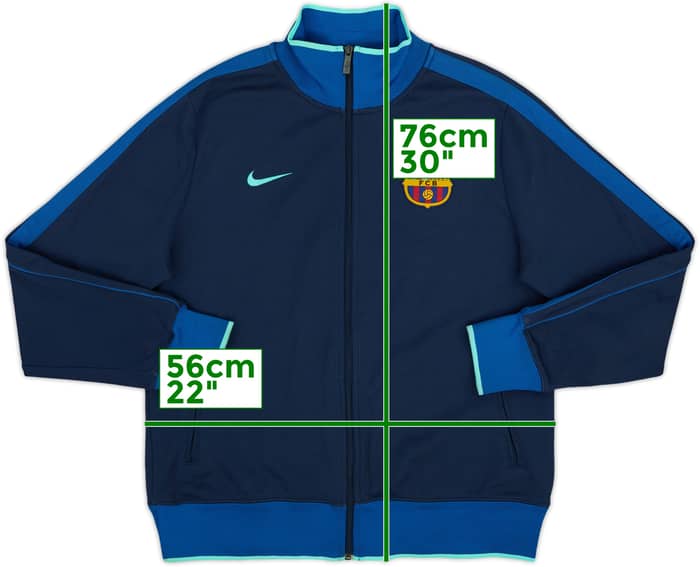 2010-11 Barcelona Nike Track Jacket - 9/10 - (L)