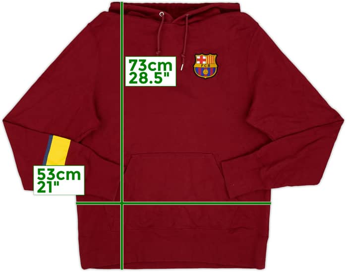 2013-14 Barcelona Nike Hoodie - 10/10 - (XL)