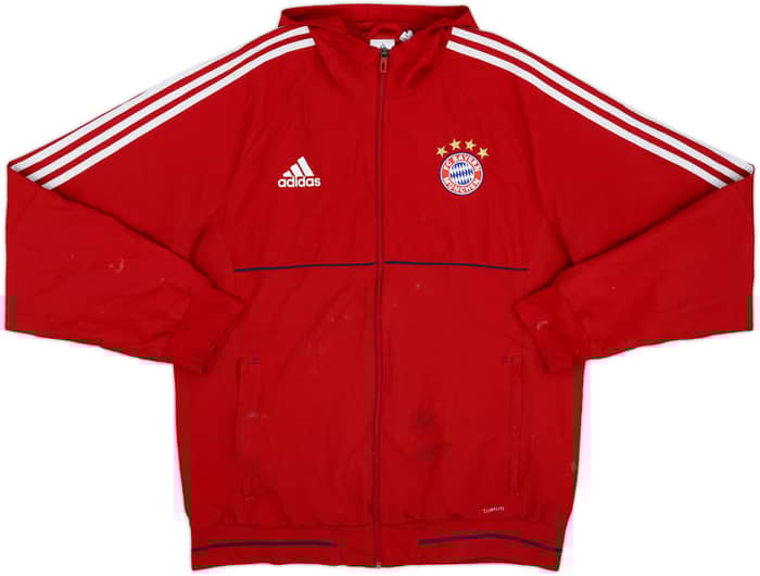 2017-18 Bayern Munich adidas Hooded Track Jacket - 5/10 - (L)