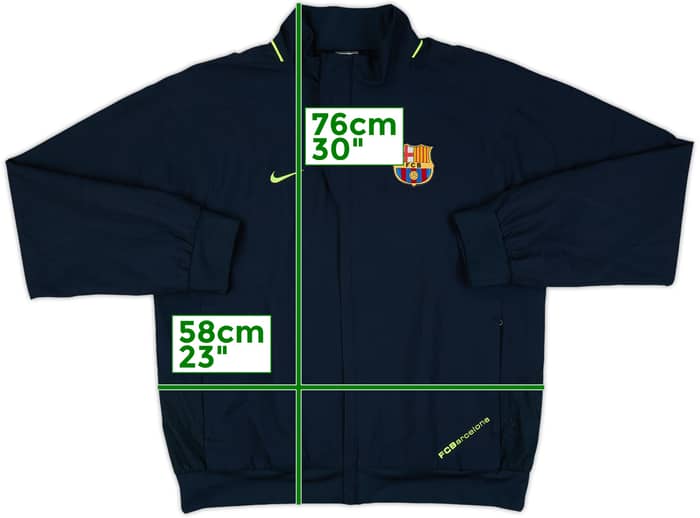2007-08 Barcelona Nike Track Jacket - 8/10 - (L)