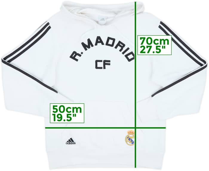 2008-09 Real Madrid adidas Hoodie - 8/10 - (M)