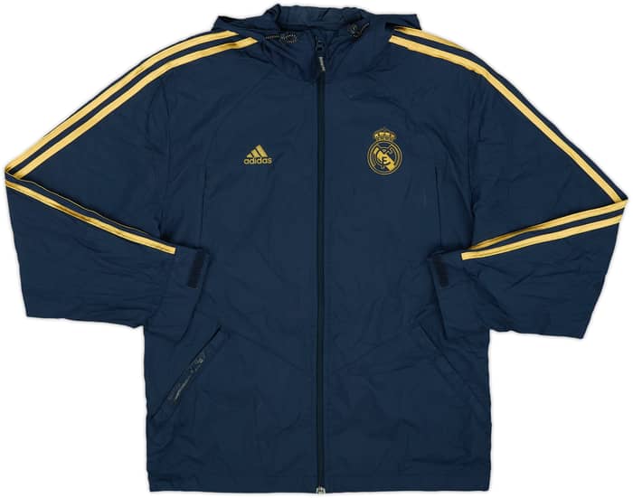 2009-10 Real Madrid adidas Hooded Rain Jacket - 7/10 - (M)