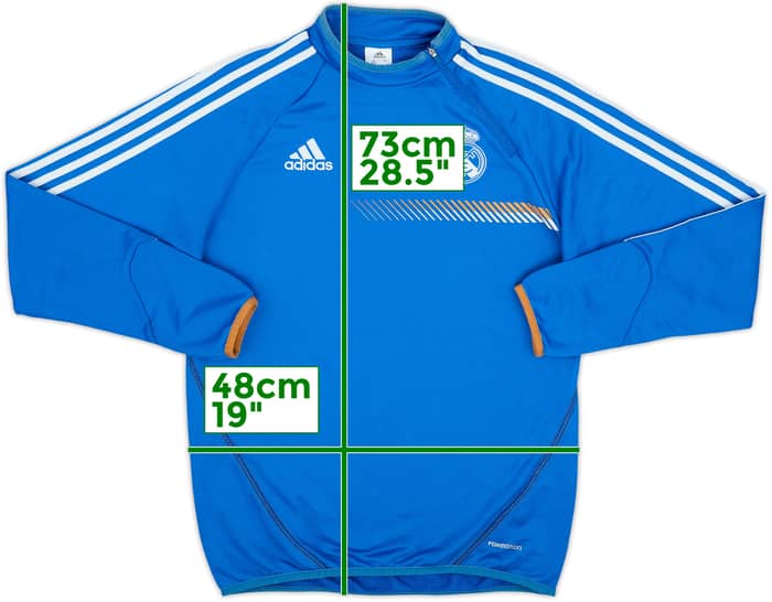2013-14 Real Madrid Formotion adidas 1/4 Zip Drill Top - 8/10 - (M)