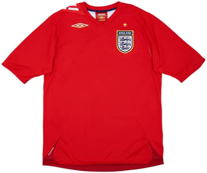 2006-08 England Away Shirt #9 - 10/10 - (L)