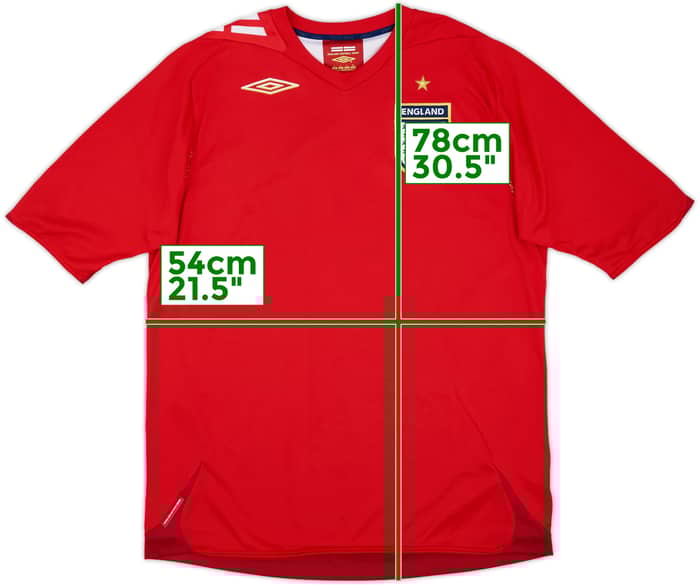 2006-08 England Away Shirt #9 - 10/10 - (L)