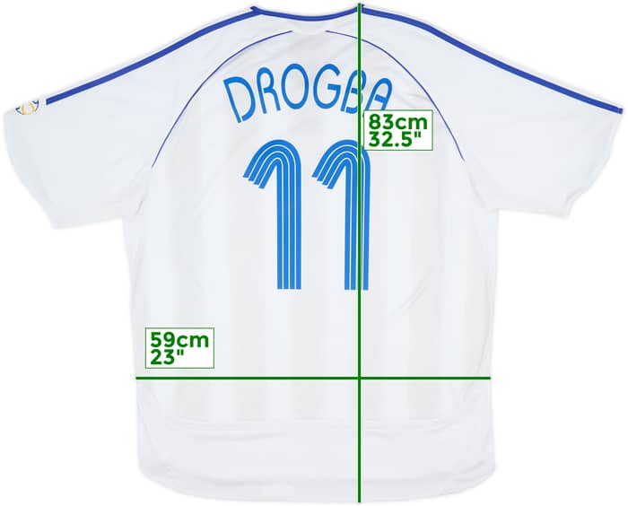 2006-07 Chelsea Away Shirt Drogba #11 - 7/10 - (XL)