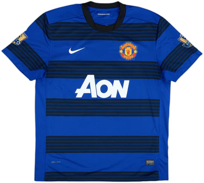 Camiseta de visitante del Manchester United 2011-13 Cleverley #23 - 6/10 - (XL)